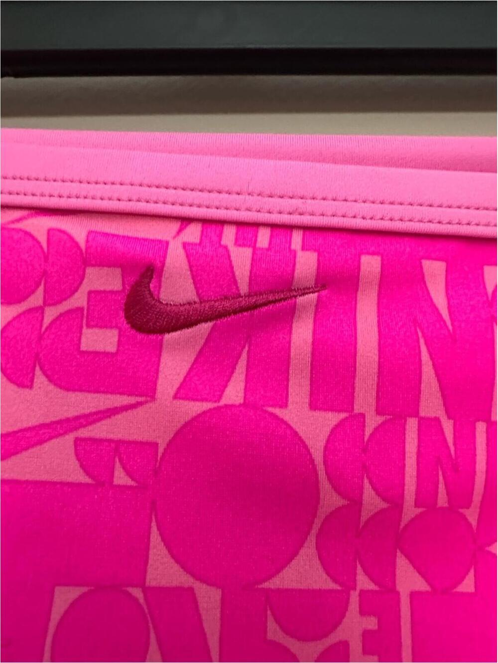 Nike Kids Pink Patterned Swim Bikini Set - Picture 7 of 7